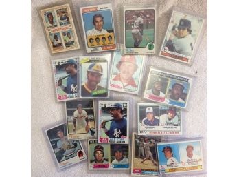 Hall Of Famers Baseball Card Lot In Top Loaders