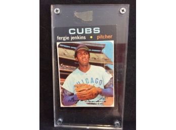 1971 Topps Fergie Jenkins Card #280 Hall Of Famer