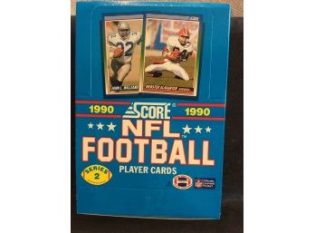 1990 Score Football Series 2 Box Of 36 Unopened Packs