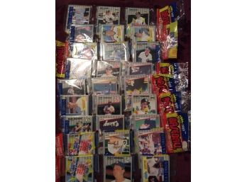 Lot Of 9 - 1989 Fleer Baseball Rack Packs - Possible Ripken Error