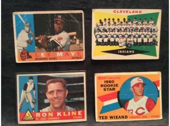 1960 Topps Baseball Card Lot