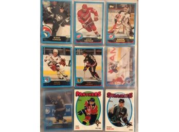 Hockey Card Binder Loaded With NHL Stars In Sheets With Stars