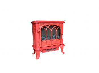 Red Plug-In Duraflame Electrical Fireplace