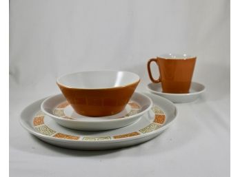 Vintage Contempra Four Person China Set - New In Box