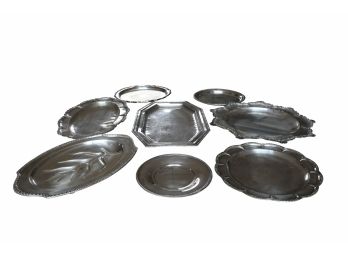 Assorted Silver Plated Platters