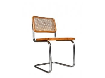 Midcentury Wooden Caned Cesca Style Chair