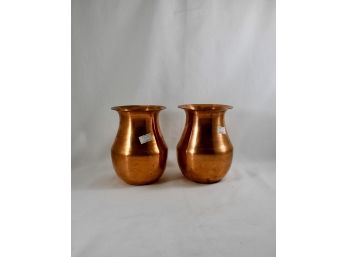 Cooper Urns, Set Of Two - From Palestine