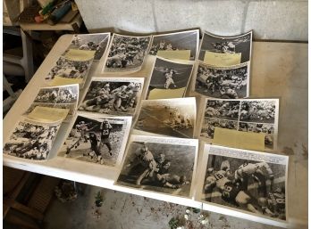 Group Of 15 United Press International Newspaper Sports Photo Prints From 1960s