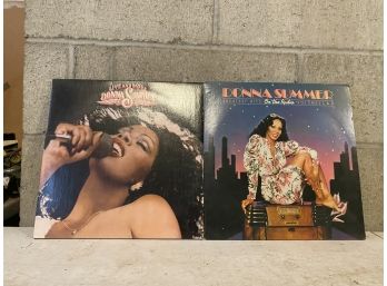 2 Donna Summer Vinyl Records