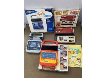 Vintage Electronic Educational Games