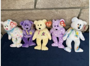 Collection Of Beanie Babies Spring Bears