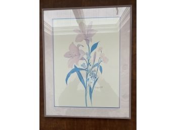 Framed Lily Print