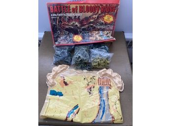 Vintage Battle Of Bloody Ridge Military Playset Lot