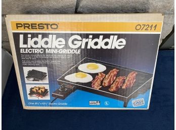 Presto Electric Liddle Griddle