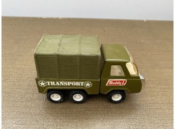 Vintage Buddy L Army Transport Truck