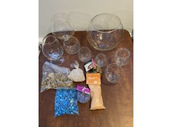 Collection Of Clear Vessels And Fillers