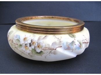 Antique Wavecrest Hand Painted Dresser Or Vanity Bowl