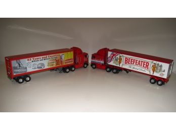 Matchbox Dinky Beefeater Spirt Of London & McDonalds 45th Anniversary Diecast Tractor Trailers  1:58 Scale