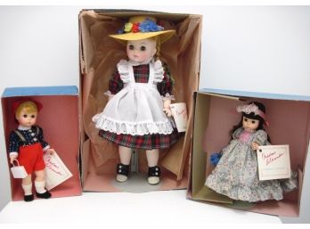 Madame Alexander Lot Of 3 McGuffey Ana 1525 Lucy Locket 433 Hansel 453 MIB