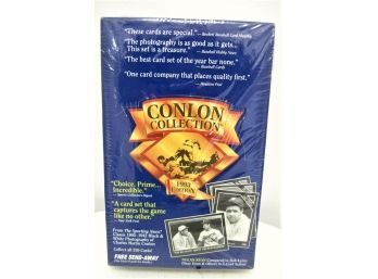 1993 Conlon Collection Sealed Baseball Wax Box - 36 Unopened Packs