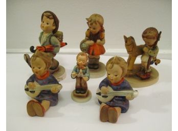 Group Of 6 Vintage Hummel Figurines Good Condition