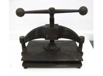 Antique Cast Iron Book Press