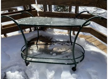 Brown Jordan Patio Furniture, Item 4/5: Two Tiered Bar Stand