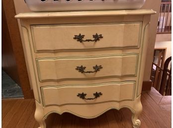 Pair Of Small Antique Painted Bedside Tables