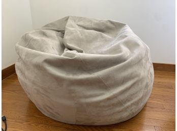 Pottery Barn Grey Bean Bag Chair