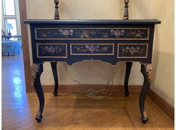 Black Chinese Small Console Table