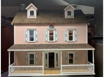 Custom Colonial Dollhouse With Furniture