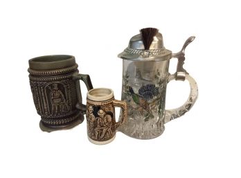 Beautiful Vintage Beer Steins