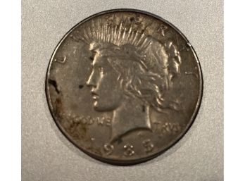 1935 Peace Silver Dollar Coin