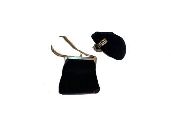 Chic Vintage Handbag And Pillbox Hat