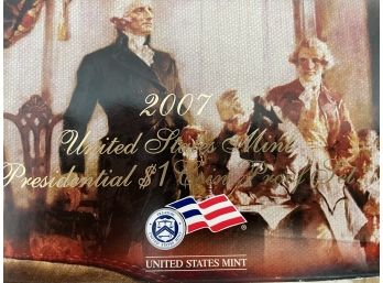 2007 United States Mint Presidential $1 Coin Proof Set