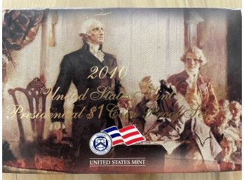 2010 United States Mint Presidential $1 Coin Proof Set