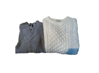 Two Mens Sweaters