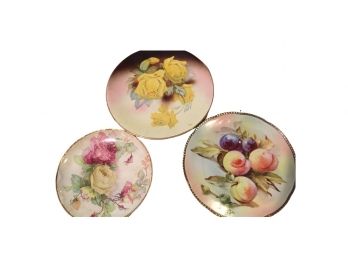 Three Vintage Plates