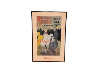 Moulin Rouge, La Goulue, 1891 Framed Poster