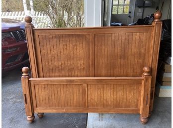 Full Bed Wooden Headboard And Footboard