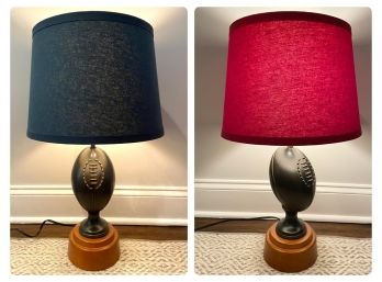 Pottery Barn Football Lamps