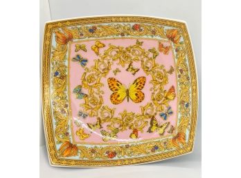 Versace Rosenthal Fine China Square Bowl, Le Jardin Versace Pattern