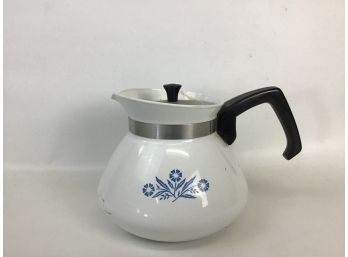 Corning Ware Blue Flower Tea Pot