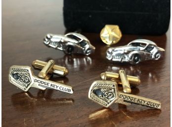 Vintage Car Themed Cuff Links : Cars, Chrysler, Dodge