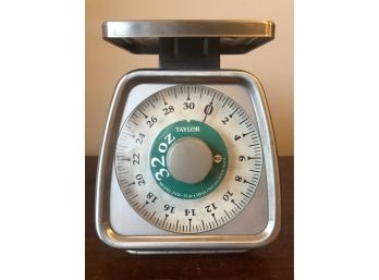 TAYLOR Kitchen Portion Scale Model TS32 -Weighs Up To 32 Ounces At 1/4 Oz Increments. Knob For Tare Function