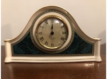 Brand New Mantle Top Lenox Quartz Time Piece With Its Original Lenox Box