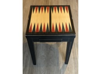 New Gaming Table With Reversible Lid: Backgammon, Chinese Checkers, Cribbage, Dominoes, & More!!!