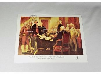 Stamp Sheet Declaration Of Independence