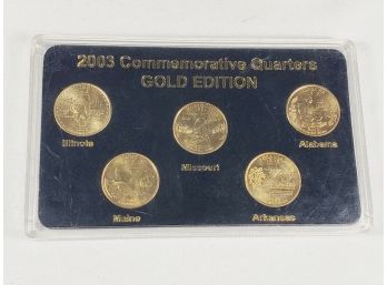 2003 State  Quarter Set Gold Edition