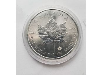 1 Oz  .999 Silver Canadian Maple Leaf Coin